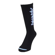 (メンズ)GRAFFITI ロゴ ソックス 101241054010-BLACK