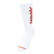(メンズ)GRAFFITI ロゴ ソックス 101241054010-WHITE