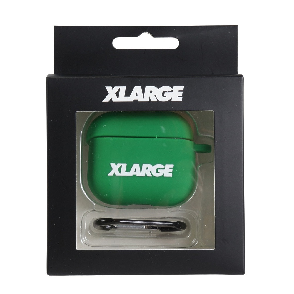 エクストララージ（XLARGE）（メンズ、レディース）スタンダード ロゴ 3rd ジェネレーション エアーポッズ ケース 101241054011-GREEN