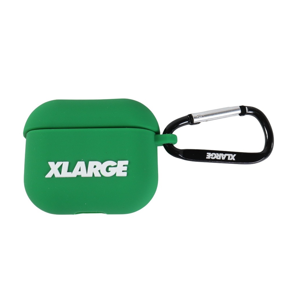 エクストララージ（XLARGE）（メンズ、レディース）スタンダード ロゴ 3rd ジェネレーション エアーポッズ ケース 101241054011-GREEN