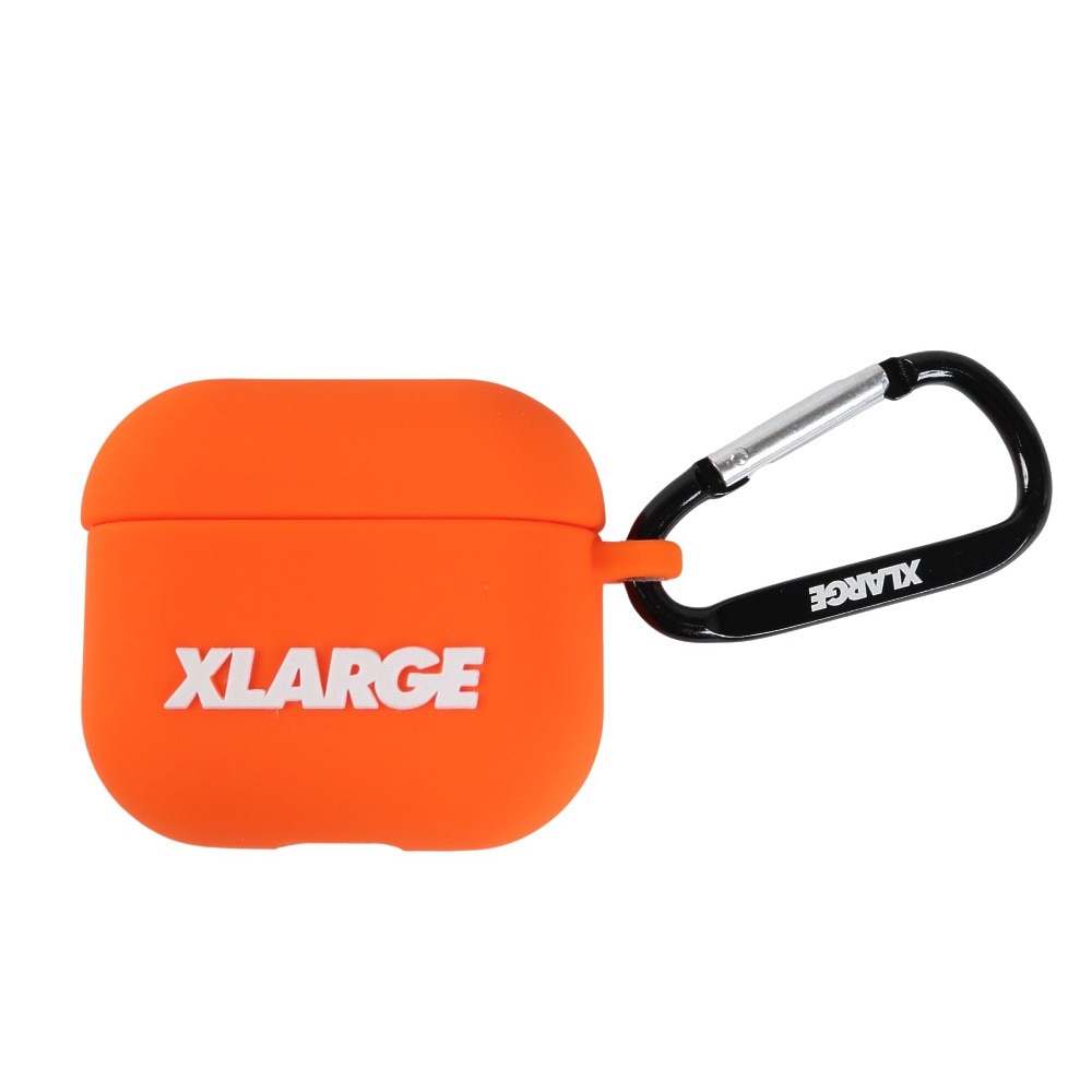 エクストララージ（XLARGE）（メンズ、レディース）スタンダード ロゴ 3rd ジェネレーション エアーポッズ ケース 101241054011-ORANGE