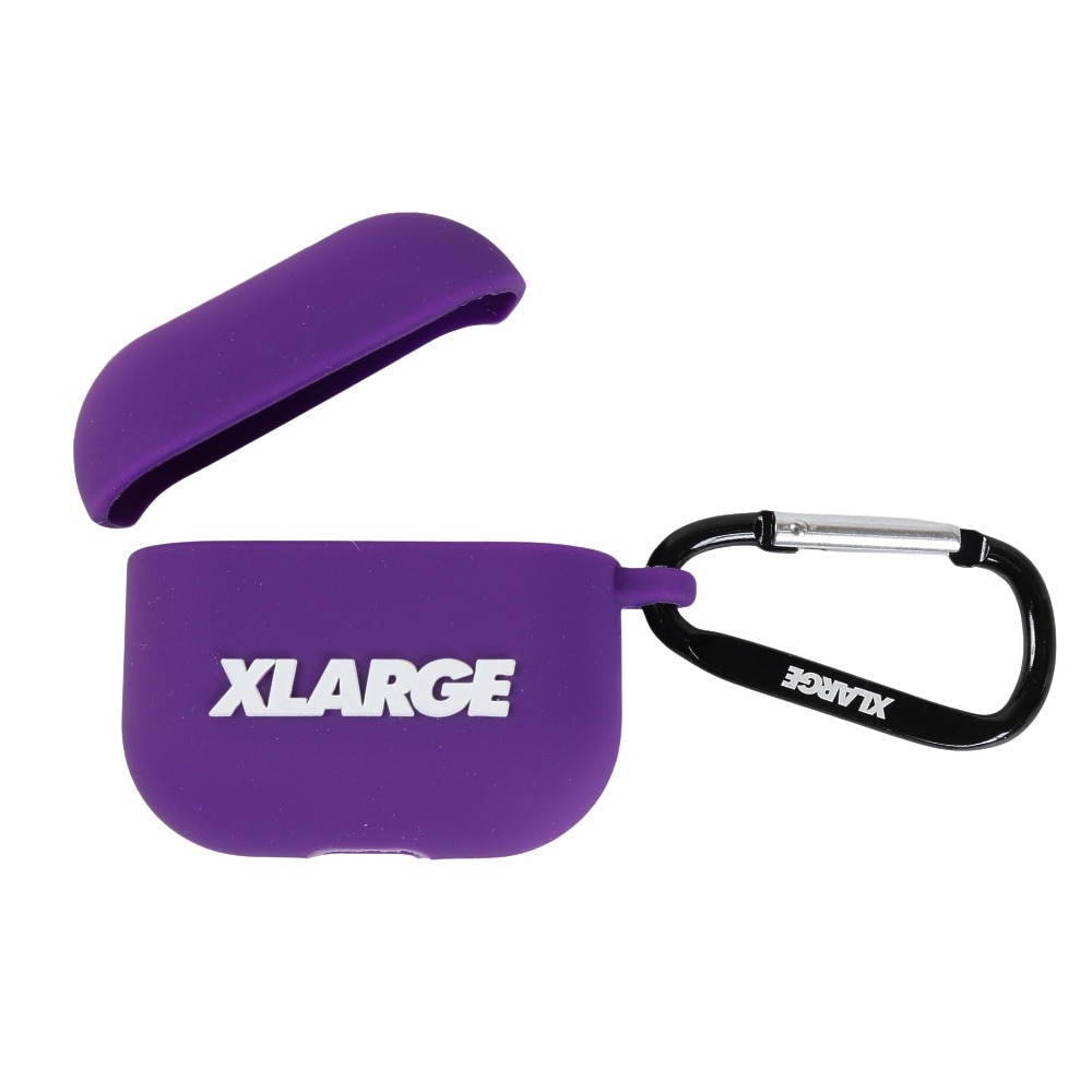 エクストララージ（XLARGE）（メンズ、レディース）スタンダード ロゴ 3rd ジェネレーション エアーポッズ ケース 101241054011-PURPLE
