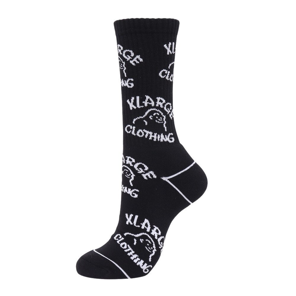 エクストララージ（XLARGE）（メンズ）DRAWING OG ソックス 101242054004-BLACK