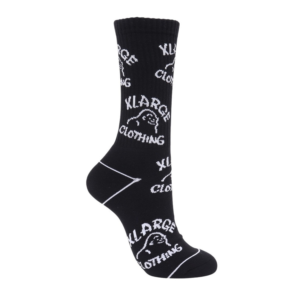エクストララージ（XLARGE）（メンズ）DRAWING OG ソックス 101242054004-BLACK