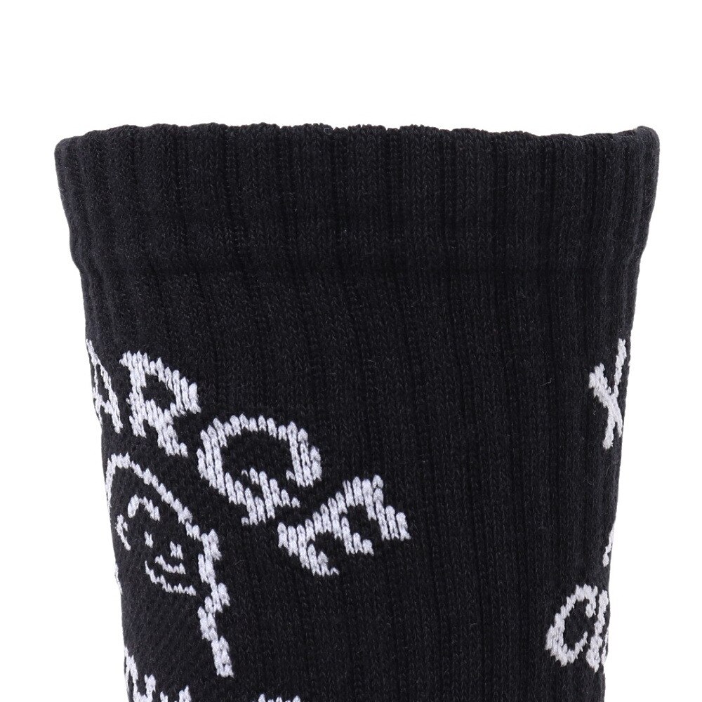 エクストララージ（XLARGE）（メンズ）DRAWING OG ソックス 101242054004-BLACK