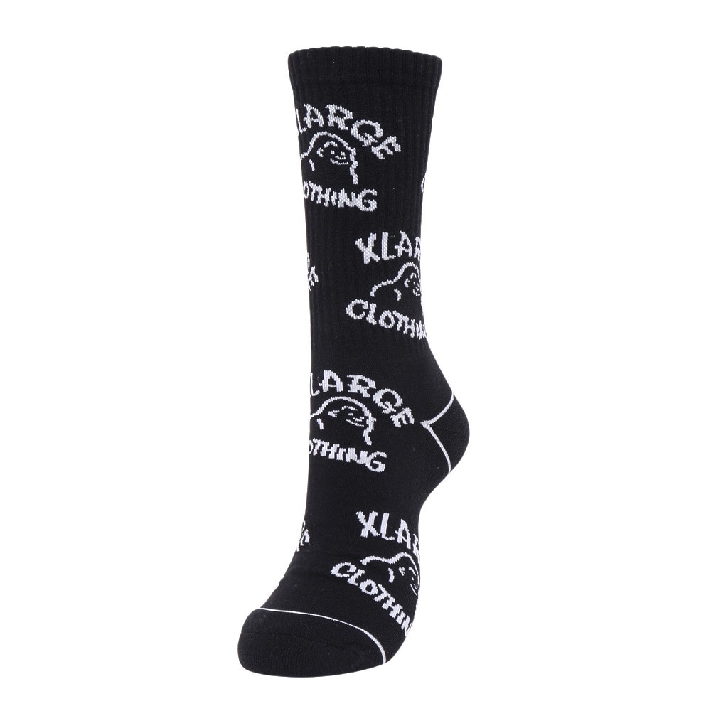 エクストララージ（XLARGE）（メンズ）DRAWING OG ソックス 101242054004-BLACK