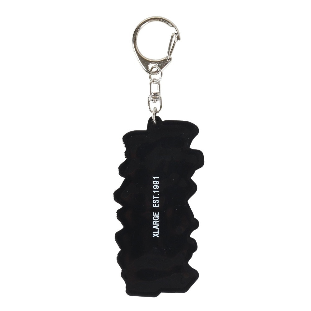 エクストララージ（XLARGE）（メンズ）GRAFFITI ロゴ ラバーキーチェーン 101242054006-BLACK