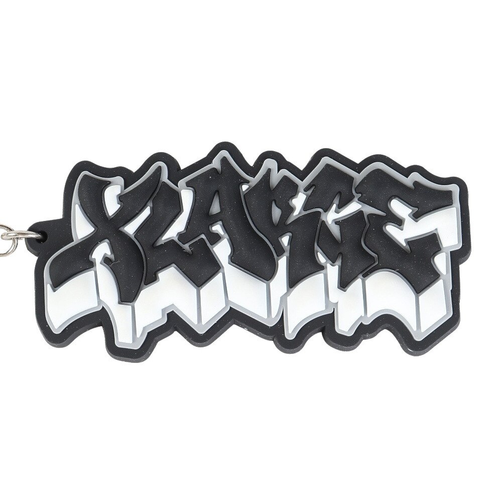 エクストララージ（XLARGE）（メンズ）GRAFFITI ロゴ ラバーキーチェーン 101242054006-BLACK
