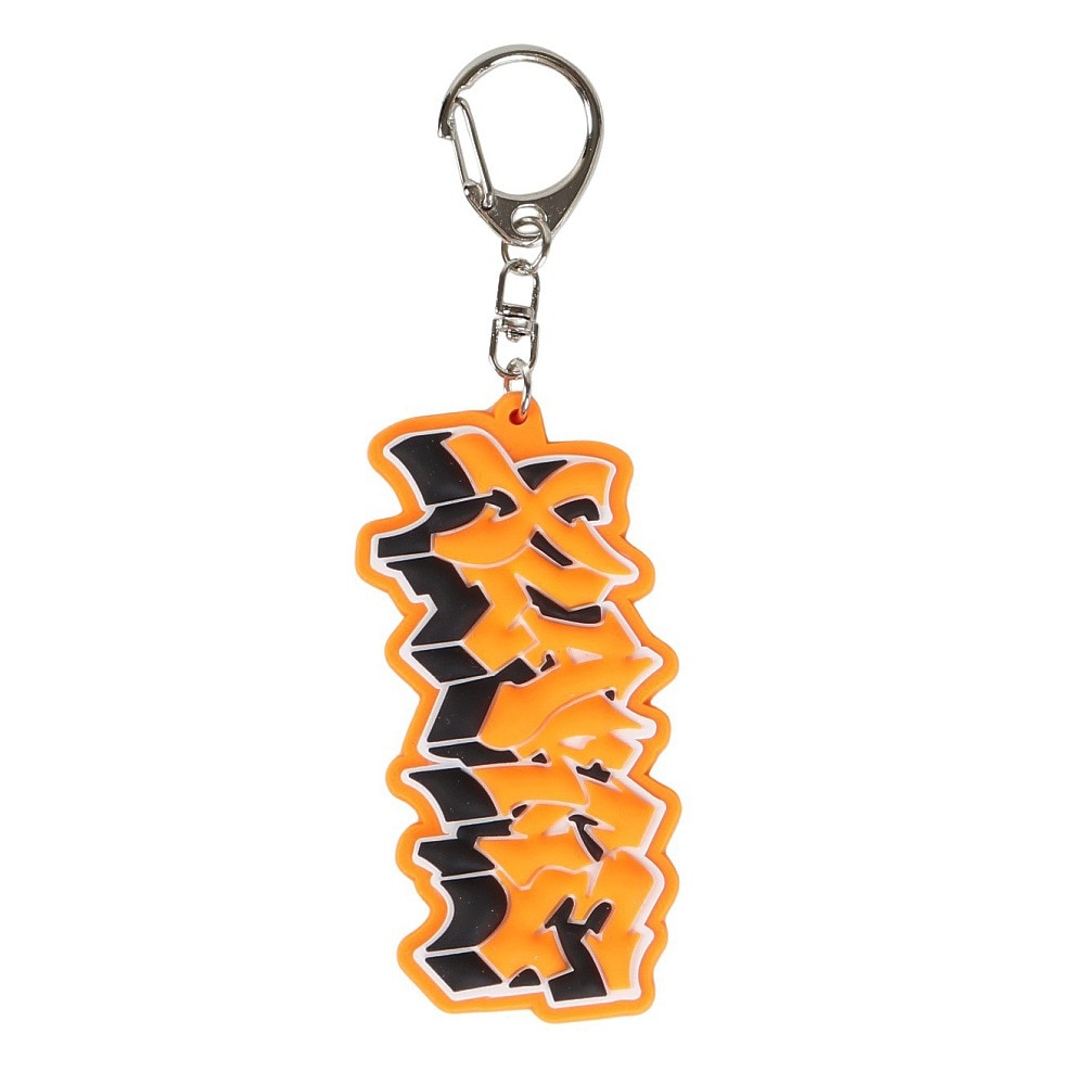エクストララージ（XLARGE）（メンズ）GRAFFITI ロゴ ラバーキーチェーン 101242054006-ORANGE