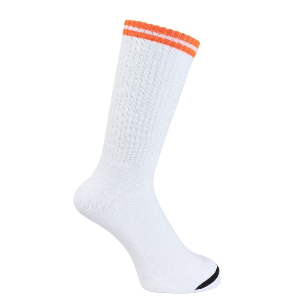 エクストララージ（XLARGE）（メンズ）CONTRAST STRIPED STANDARD ロゴ ソックス 101242054007-WHITE