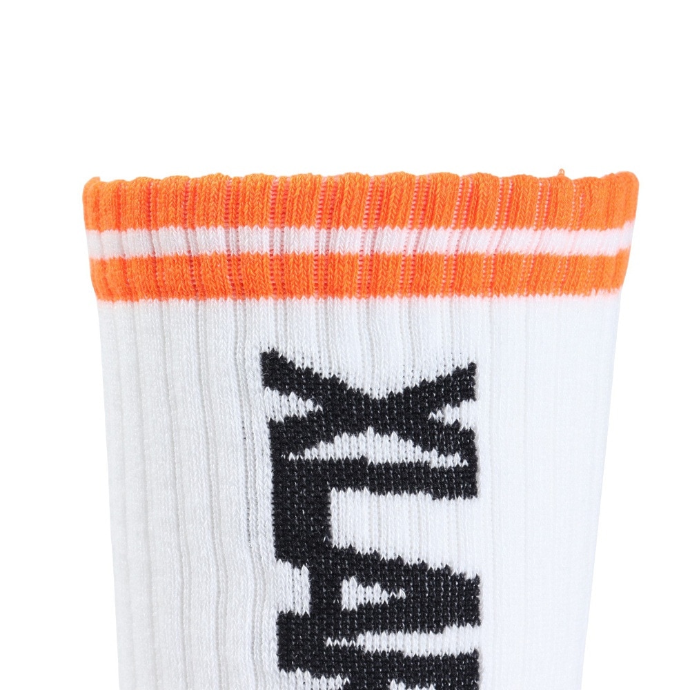エクストララージ（XLARGE）（メンズ）CONTRAST STRIPED STANDARD ロゴ ソックス 101242054007-WHITE