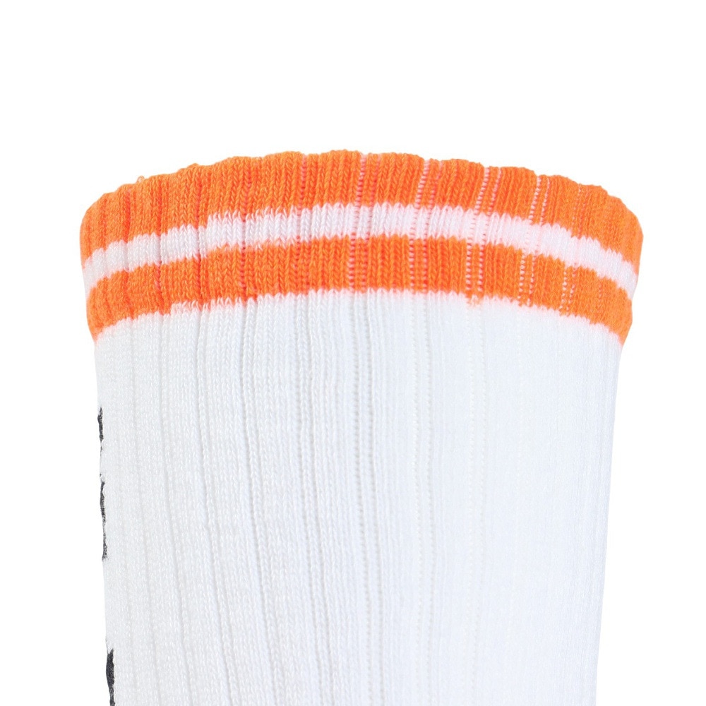 エクストララージ（XLARGE）（メンズ）CONTRAST STRIPED STANDARD ロゴ ソックス 101242054007-WHITE