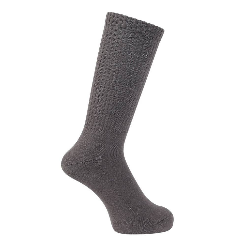 エクストララージ（XLARGE）（メンズ）BARBED ワイヤーロゴ ソックス 101242054009-CHARCOAL