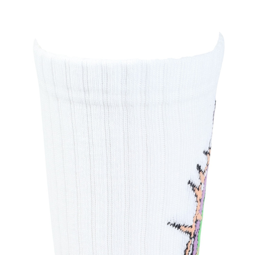 エクストララージ（XLARGE）（メンズ）BARBED ワイヤーロゴ ソックス 101242054009-WHITE