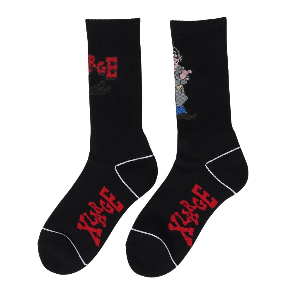 エクストララージ（XLARGE）（メンズ）RADIO ソックス 101242054010-BLACK