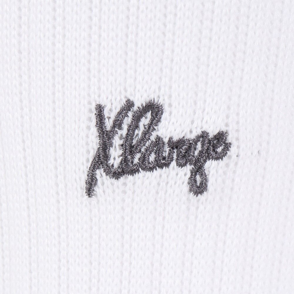 エクストララージ（XLARGE）（メンズ）スモール ロゴ EMB ソックス 101242054011-WHITE