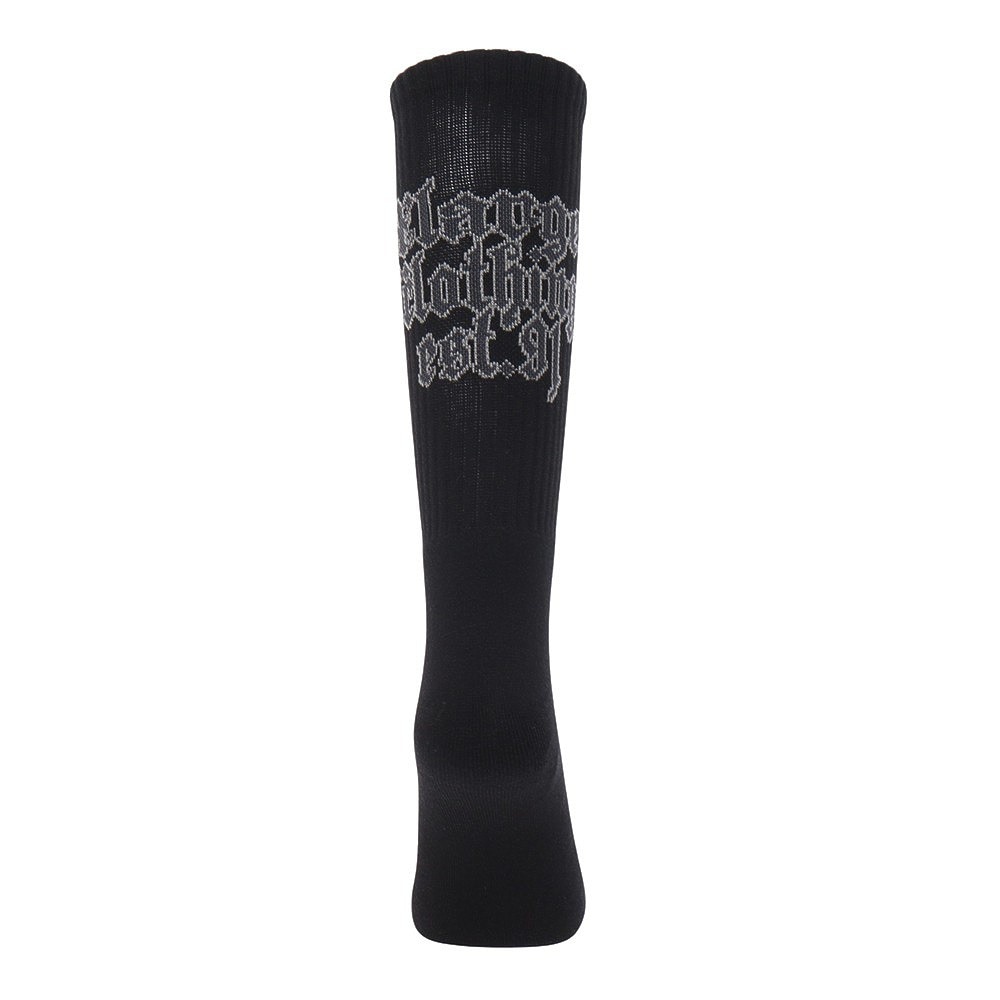 エクストララージ（XLARGE）（メンズ）OLD ENGLISH EST.91 ソックス 101243054002-BLACK