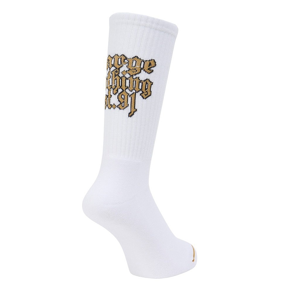 エクストララージ（XLARGE）（メンズ）OLD ENGLISH EST.91 ソックス 101243054002-WHITE