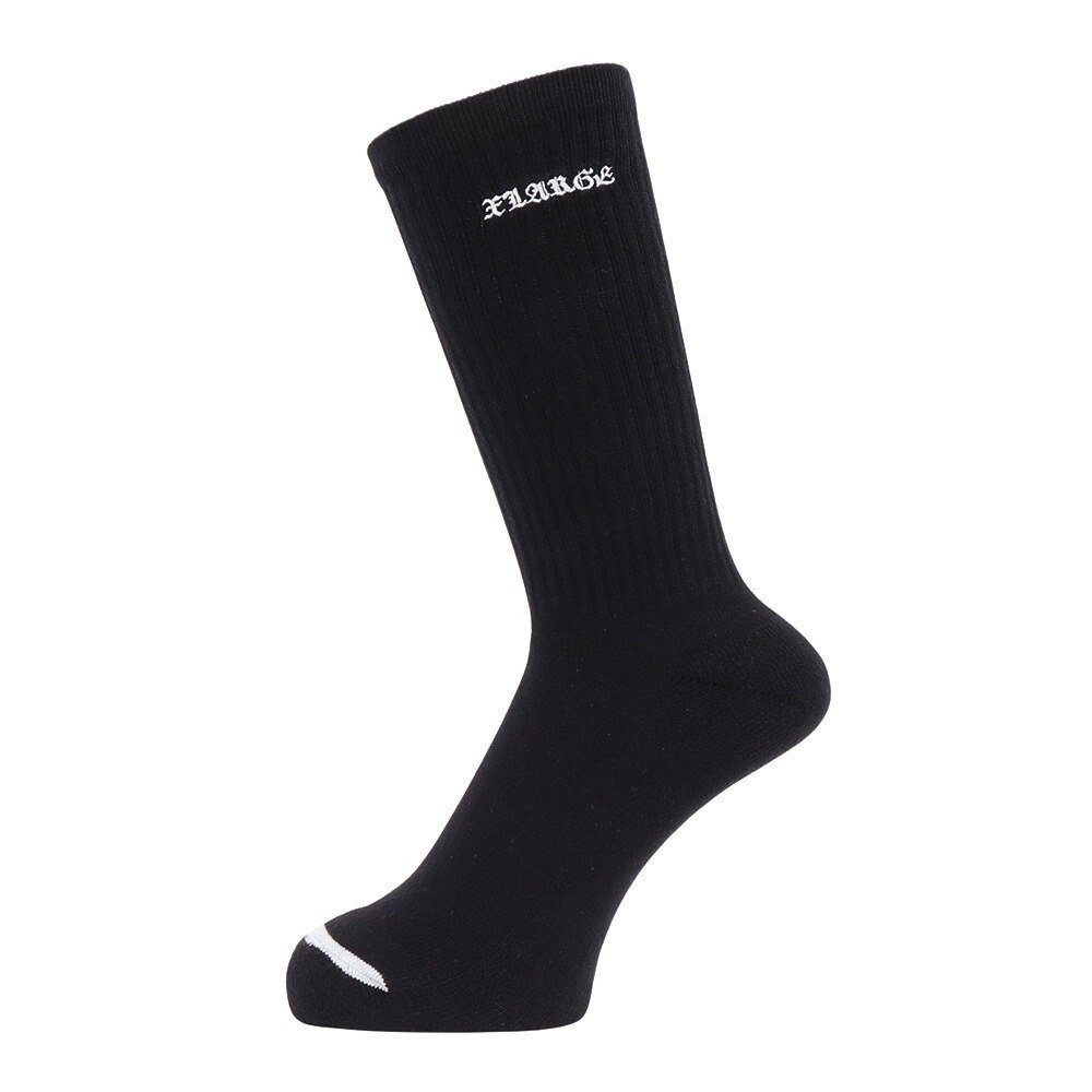 エクストララージ（XLARGE）（メンズ）OLD ENGLISH EMB ソックス 101243054003-BLACK