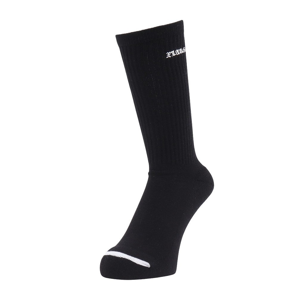 エクストララージ（XLARGE）（メンズ）OLD ENGLISH EMB ソックス 101243054003-BLACK