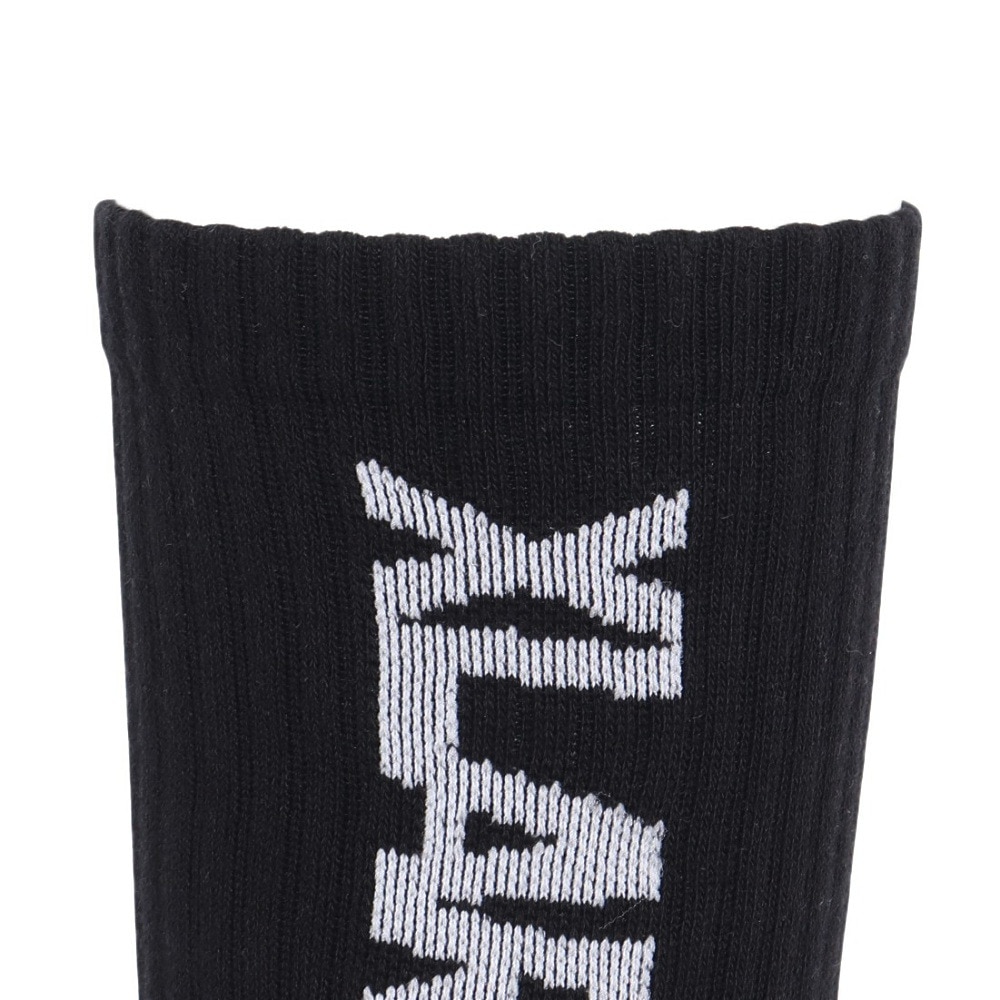 エクストララージ（XLARGE）（メンズ）スタンダード ロゴ ソックス 101251054004-BLACK