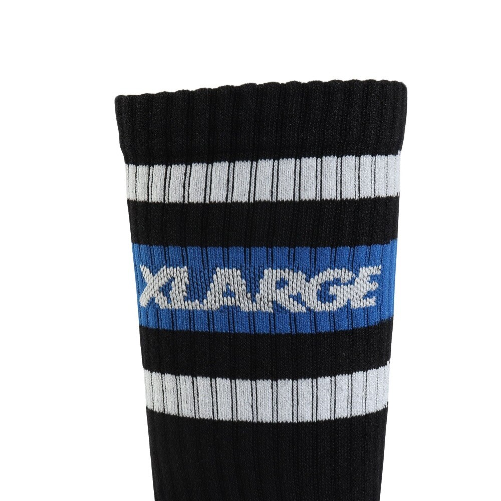 ソックス エクストララージ（XLARGE）（メンズ）ライン ソックス 101253054004