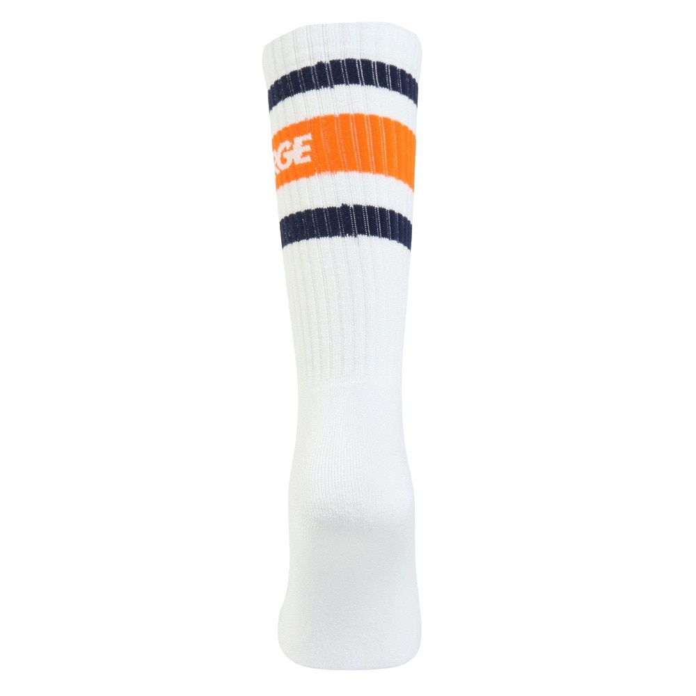 エクストララージ（XLARGE）（メンズ）ライン ソックス 101253054004-WHITE