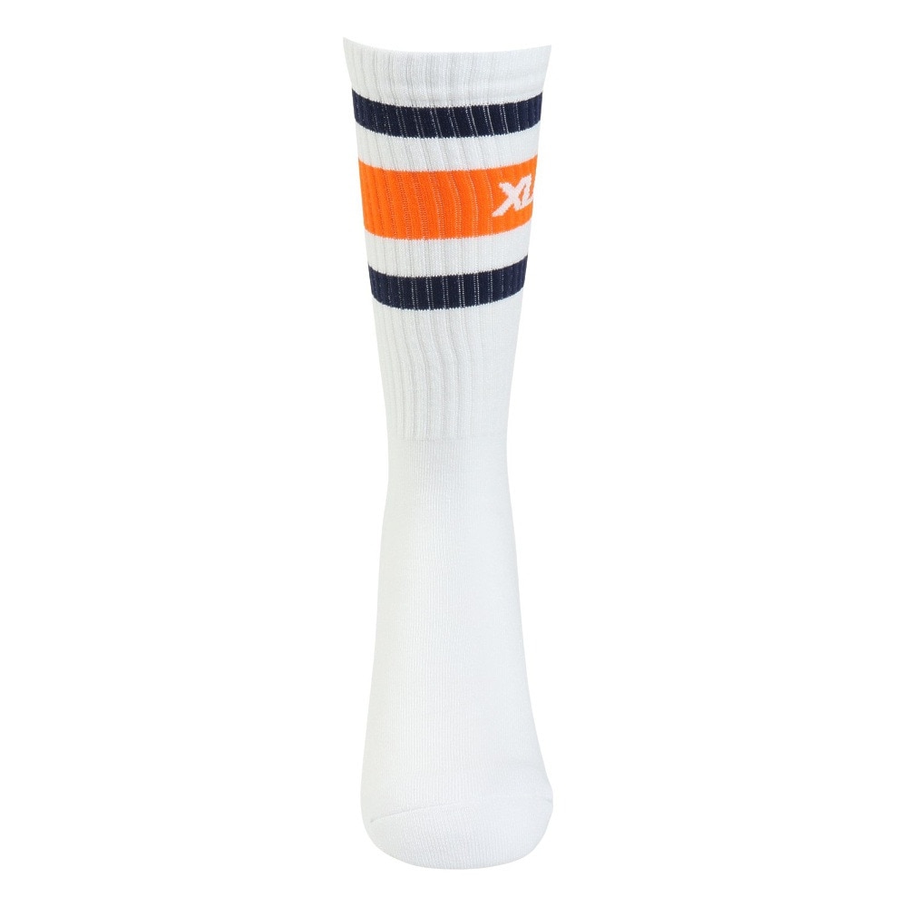 エクストララージ（XLARGE）（メンズ）ライン ソックス 101253054004-WHITE