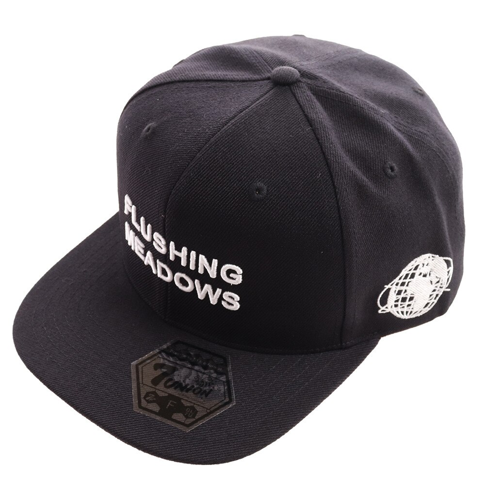  FLUSHING MEADOWS ロゴキャップ X7U-1909Black/White