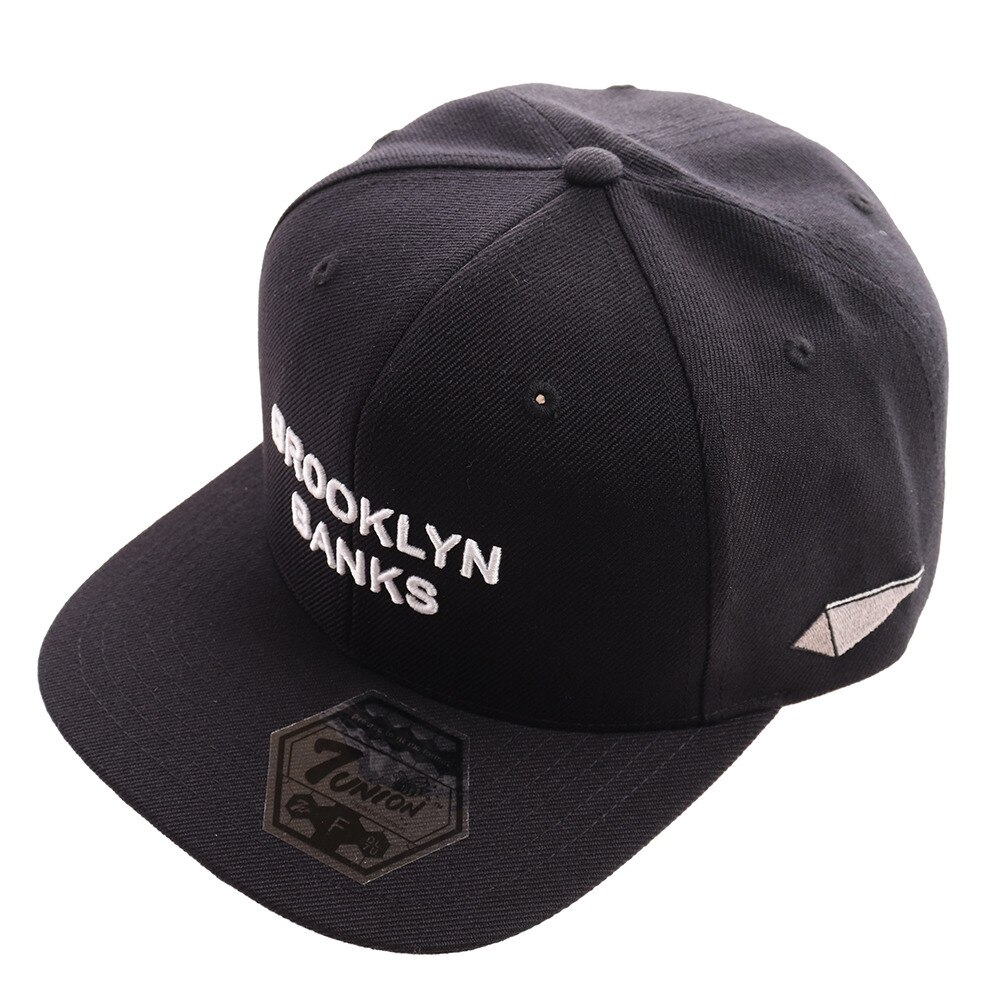  BROOKLYN BANKS ロゴキャップ X7U-1910Black/White
