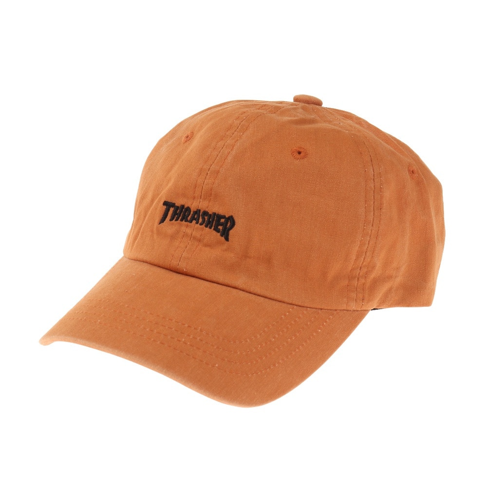 THRASHER（メンズ、レディース）MAG LOGO COTTON DAD キャップ THR-C01-OG