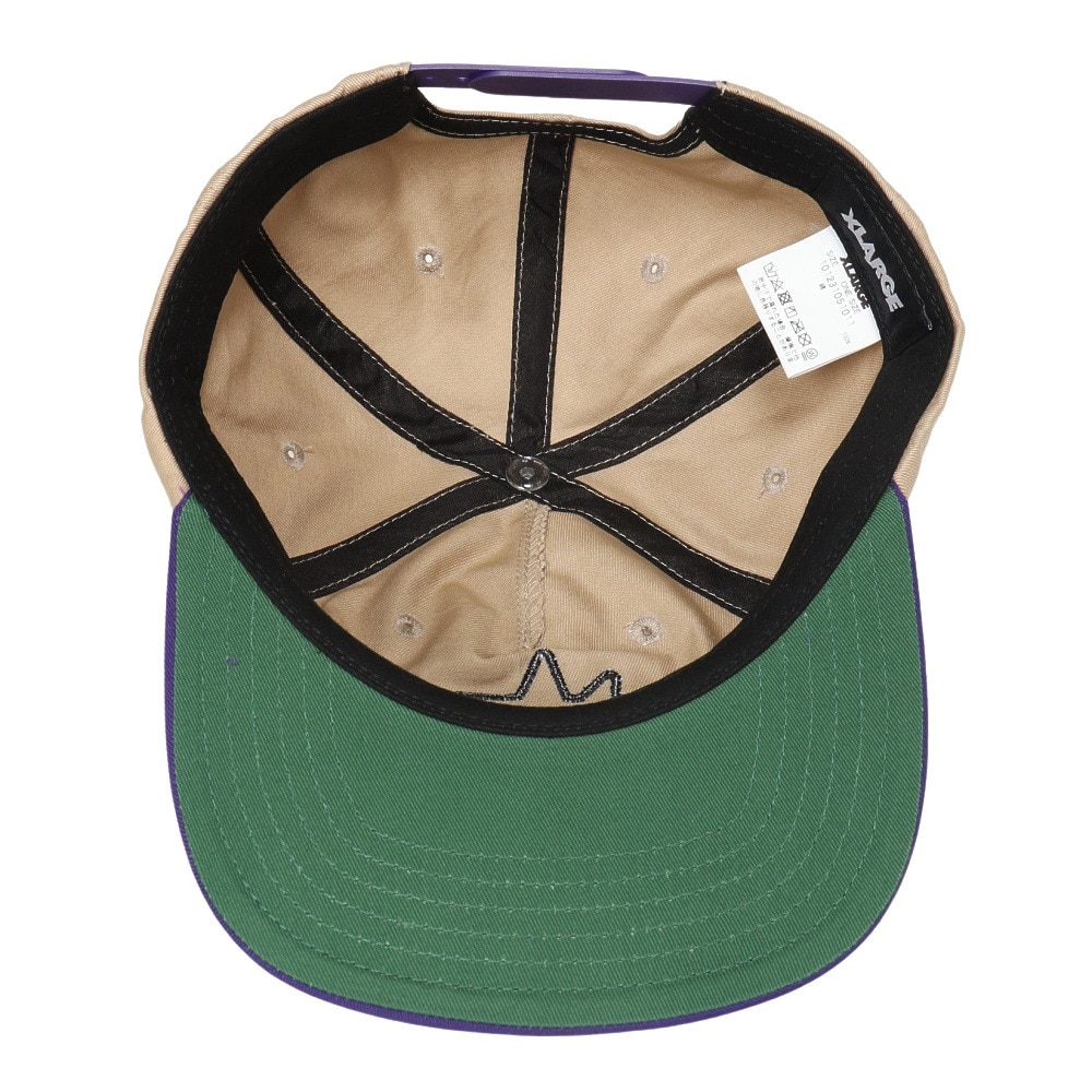 エクストララージ（XLARGE）（メンズ）キャップ VACATION スナップバック 101231051011-BEIGE