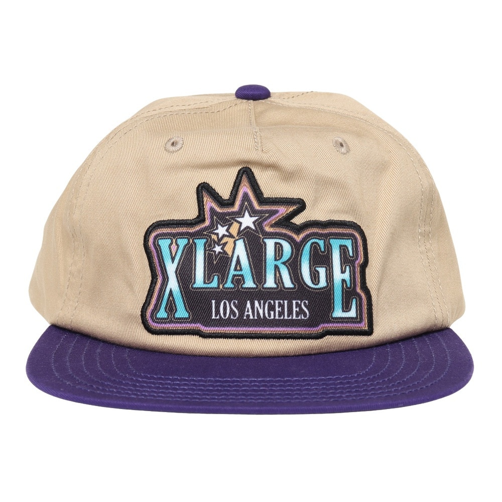 エクストララージ（XLARGE）（メンズ）キャップ VACATION スナップバック 101231051011-BEIGE