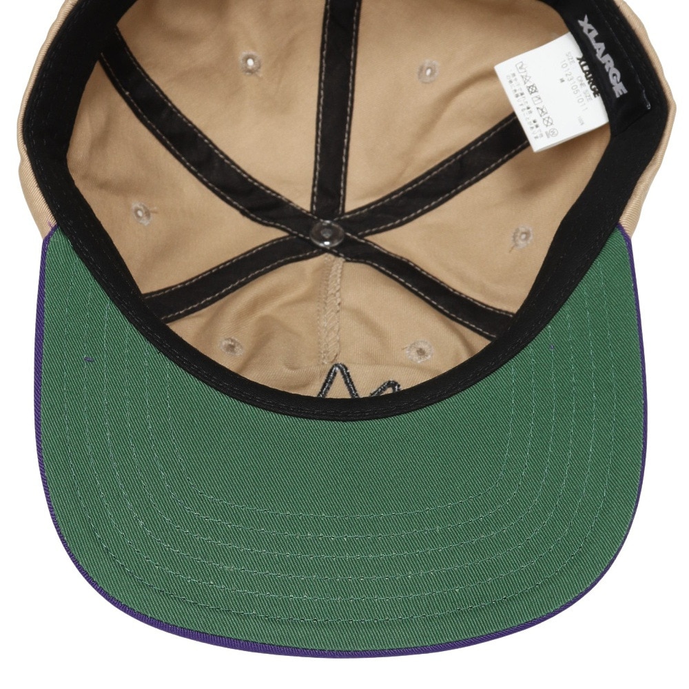 エクストララージ（XLARGE）（メンズ）キャップ VACATION スナップバック 101231051011-BEIGE