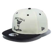 ニューエラ(NEW ERA)(メンズ)9FIFTY DOG TOWN ドッグタウン ロゴ クロームホワイト ブラックバイザー キャップ 13772609