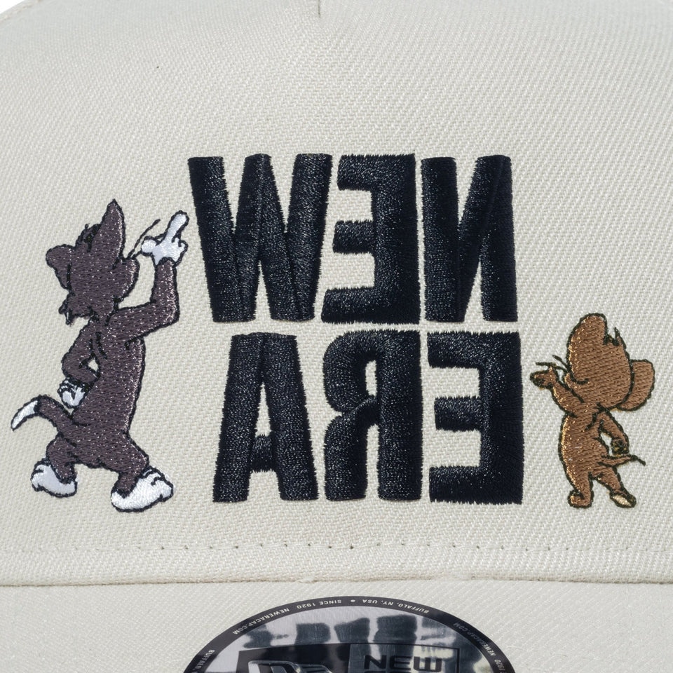 ニューエラ（NEW ERA）（メンズ、レディース）キャップ 9FORTY A-Frame TOM and JERRY トムとジェリー スクエアロゴ 13772612