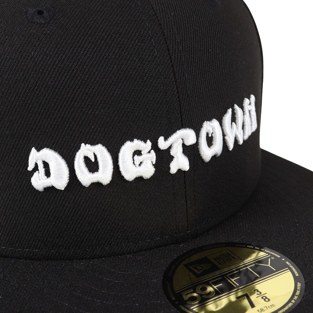 ニューエラ（NEW ERA）（メンズ）59FIFTY DOG TOWN ドッグタウン ロゴ ブラック キャップ 13772671