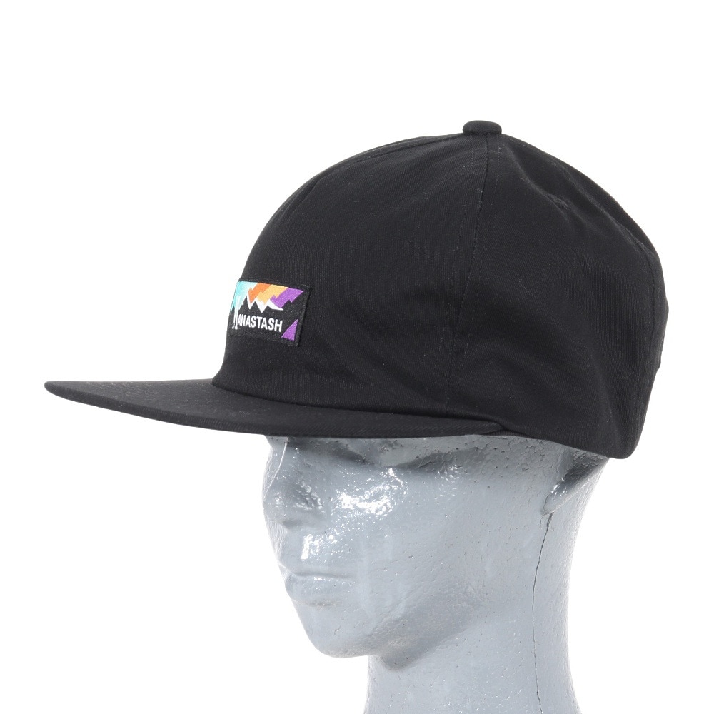 マナスタッシュ（MANASTASH）（メンズ）レインボーロゴキャップ 792-3974007 BLACK