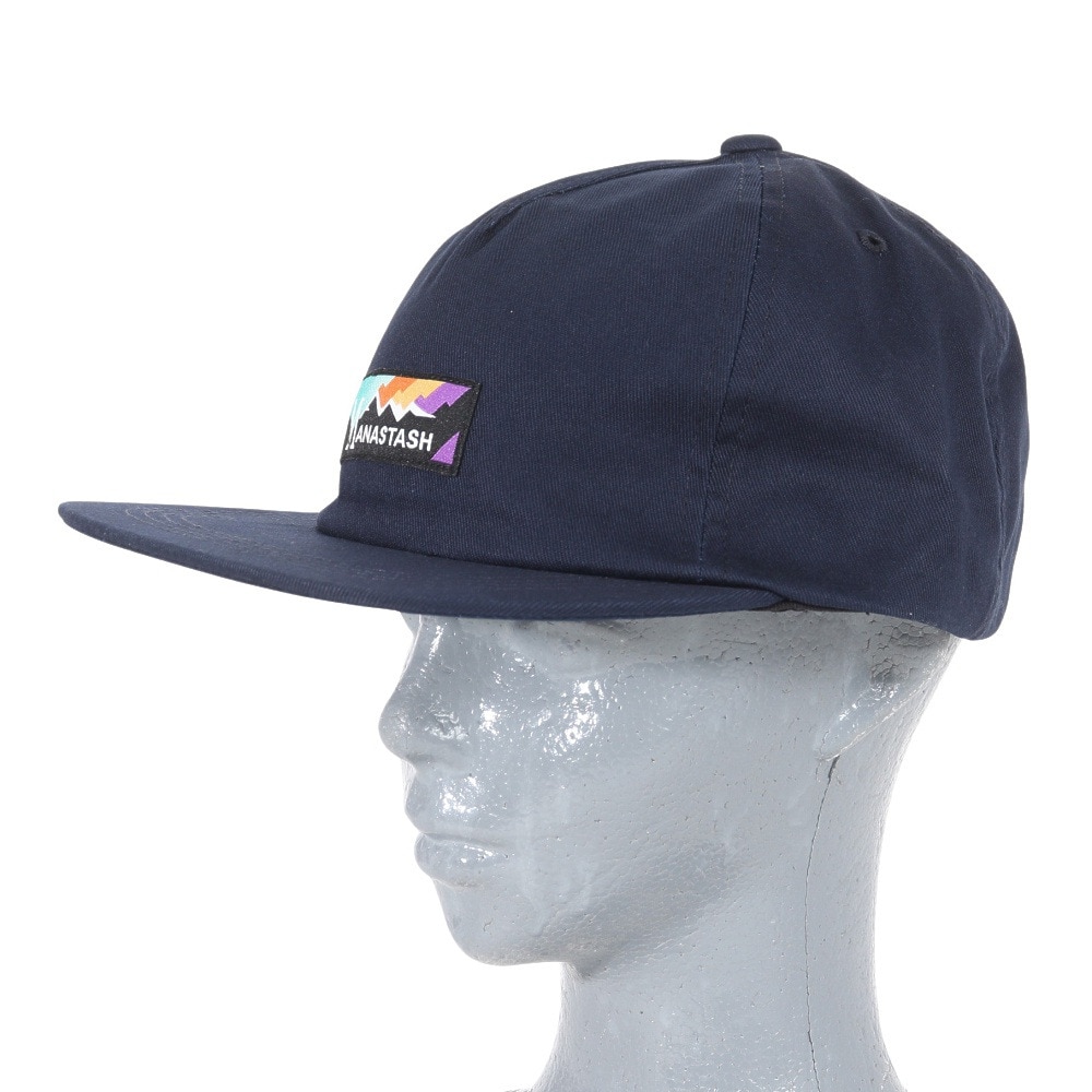 マナスタッシュ（MANASTASH）（メンズ）レインボーロゴキャップ 792-3974007 NAVY