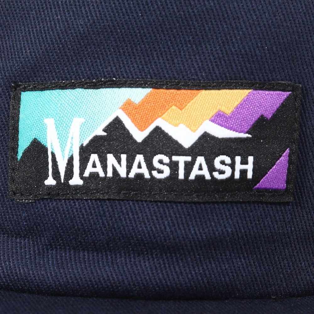 マナスタッシュ（MANASTASH）（メンズ）レインボーロゴキャップ 792-3974007 NAVY