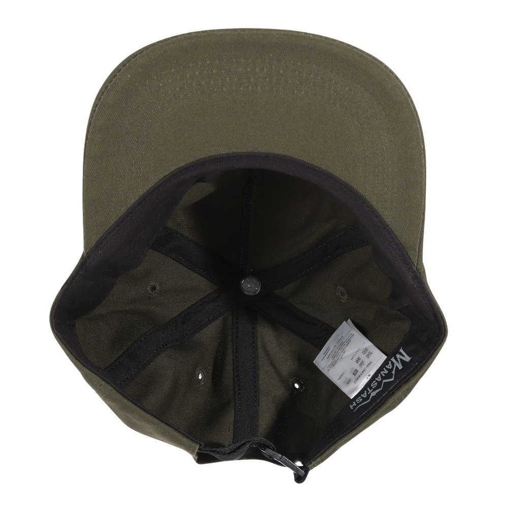 マナスタッシュ（MANASTASH）（メンズ）レインボーロゴキャップ 792-3974007 OLIVE