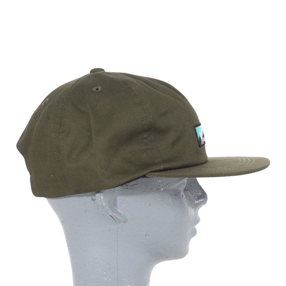 マナスタッシュ（MANASTASH）（メンズ）レインボーロゴキャップ 792-3974007 OLIVE