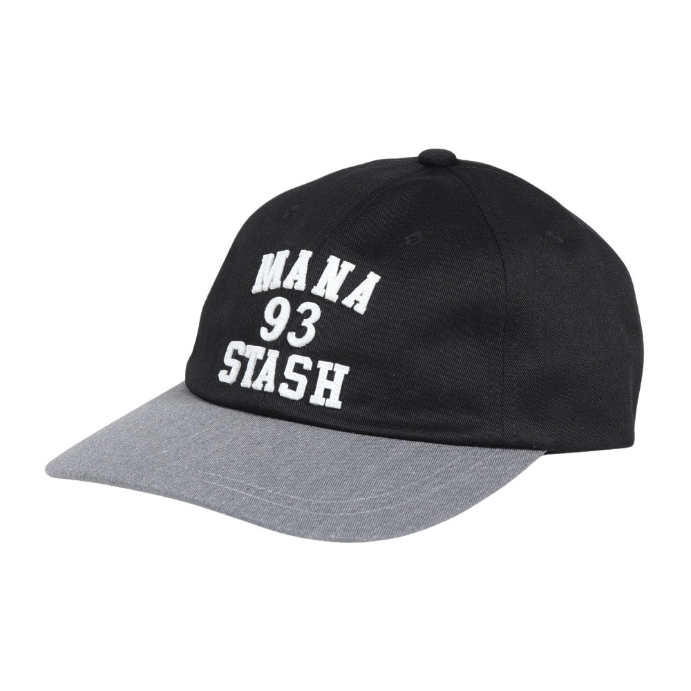 マナスタッシュ カレッジロゴ キャップ 792-3274004 BLACK ＦＦ 90 帽子