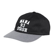 (メンズ、レディース)カレッジロゴ キャップ 792-3274004 BLACK