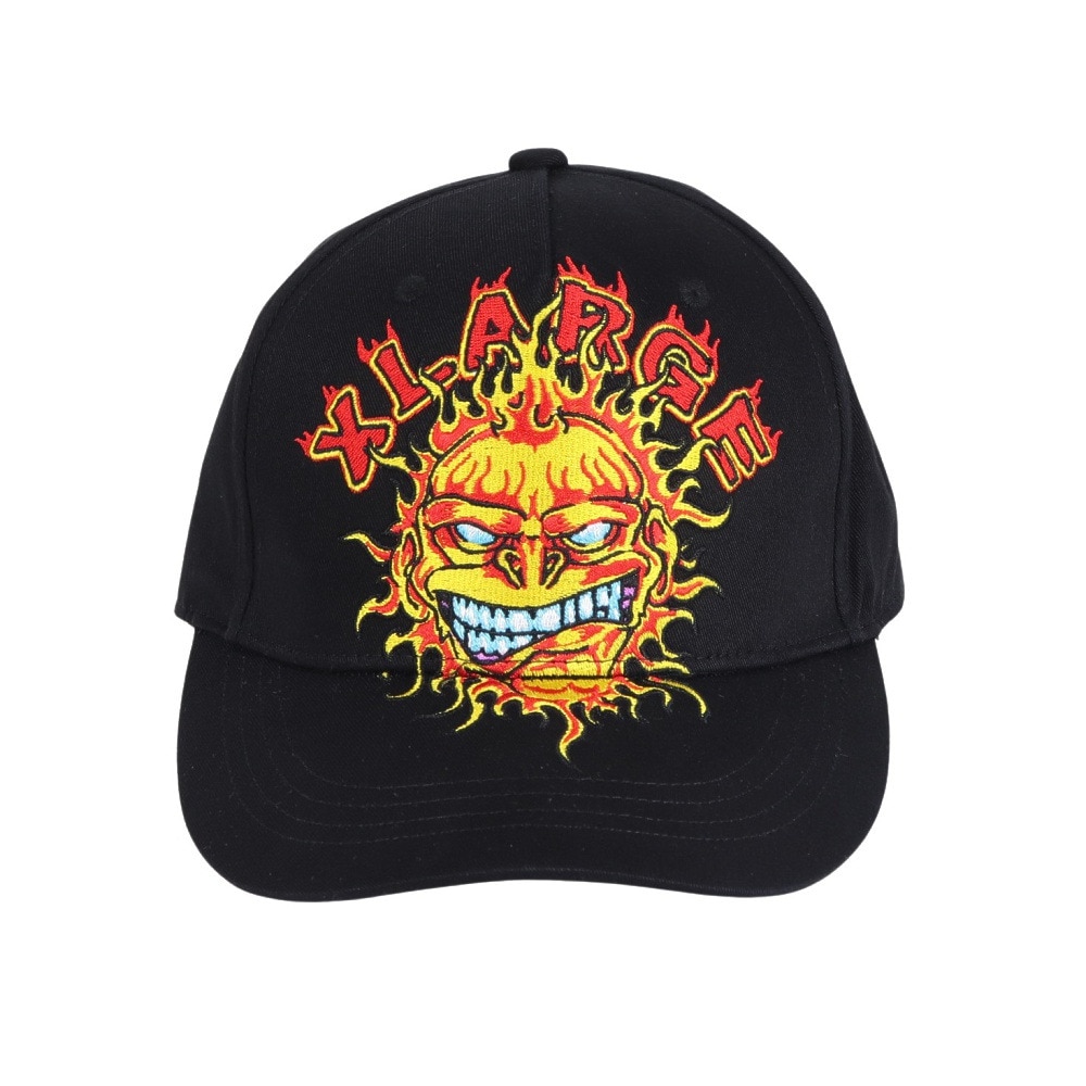 エクストララージ（XLARGE）（メンズ）FLAME キャップ 101241051010-BLACK