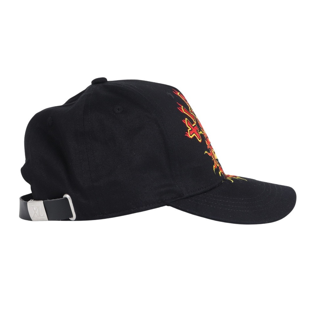 エクストララージ（XLARGE）（メンズ）FLAME キャップ 101241051010-BLACK