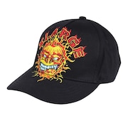 (メンズ)FLAME キャップ 101241051010-BLACK