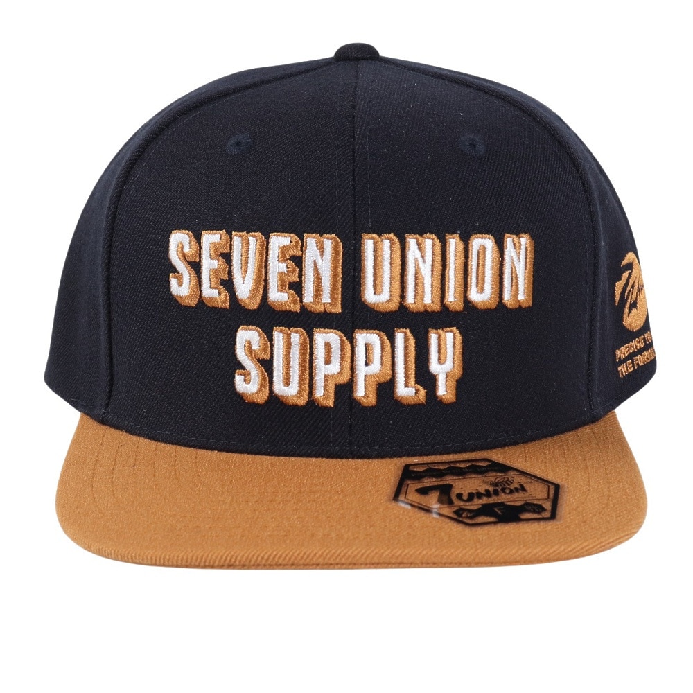 セブンユニオン（7UNION）（メンズ）帽子 セブンユニオンサプライ キャップ NGV-104-Navy/Brown