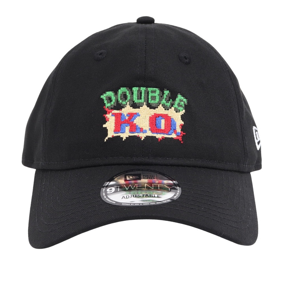 ニューエラ（NEW ERA）（メンズ、レディース）キャップ 9TWENTY ストリートファイター2 DOUBLE K.O. ブラック 14125303