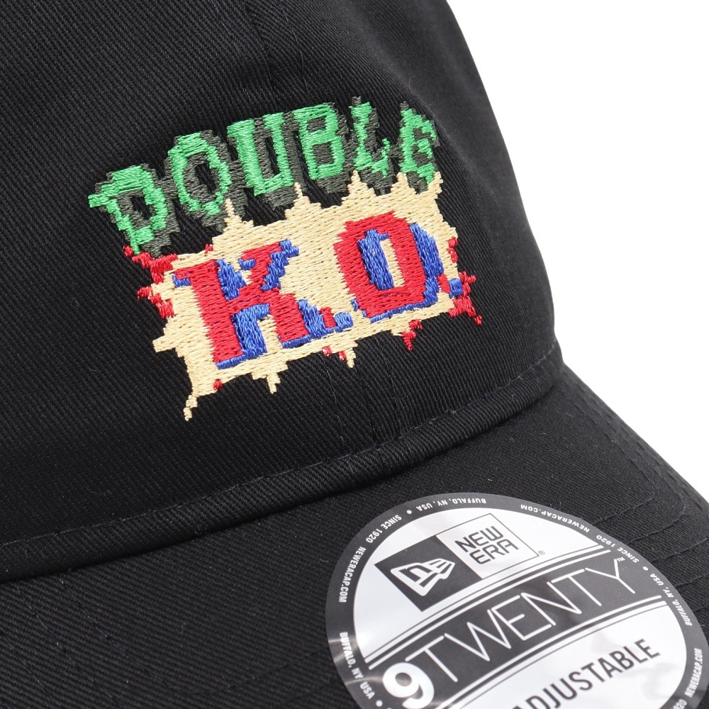 ニューエラ（NEW ERA）（メンズ、レディース）キャップ 9TWENTY ストリートファイター2 DOUBLE K.O. ブラック 14125303